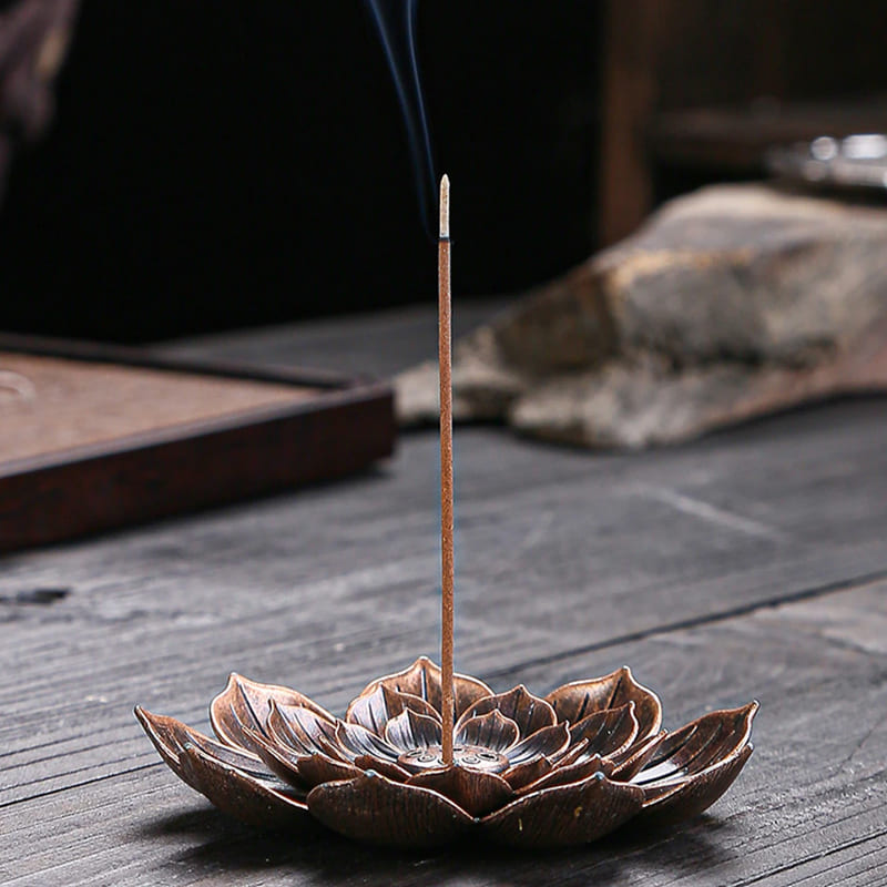 Porte bâton d'encens en céramique mandala